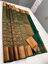 Copper Peacock By Aab Soft Lichi Silk Designer Sarees Wholesale Market In Surat